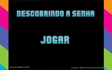Jogo Descobrindo a senha