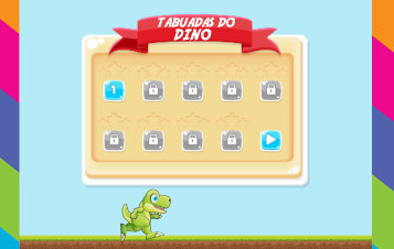 Jogo Tabuadas do Dino