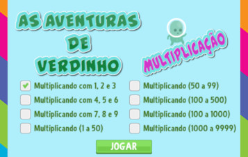 Jogo Verdinho Multiplicação